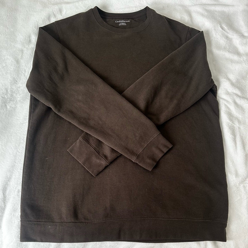 Croft$Barrow brown sweater